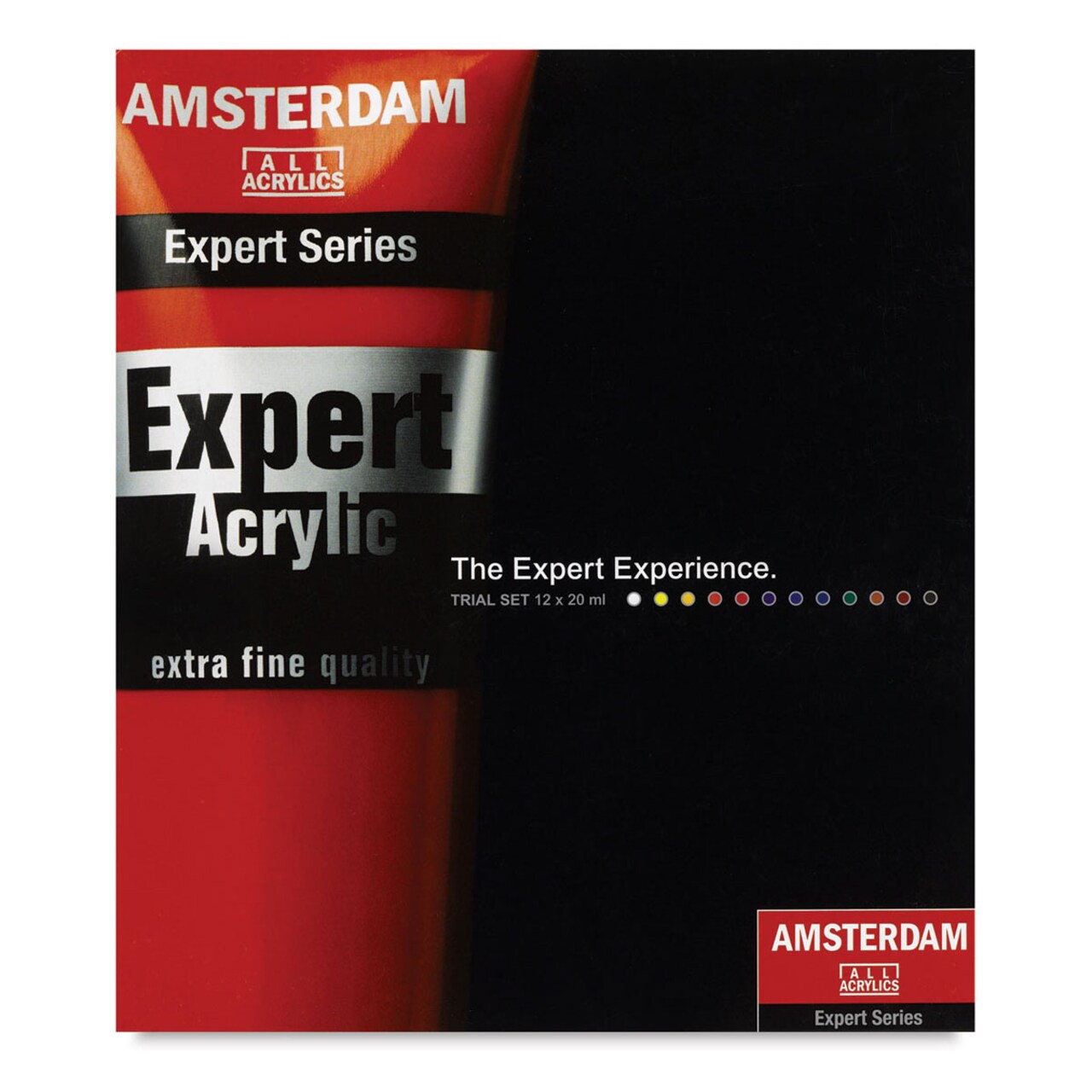Amsterdam Expert Series Acrylic Paints - Set of 12, Assorted Colors, 20 ml Tubes